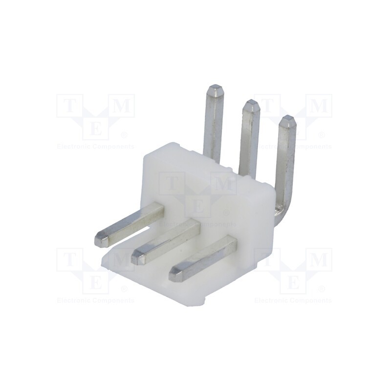 50 pcs : NS39-W3K - Socket, wire-board, male, NS39, 3.96mm, PIN: 3, THT, 250V, 7A, tinned