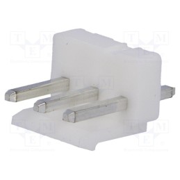 50 pcs : NS39-W3P - Socket, wire-board, male, NS39, 3.96mm, PIN: 3, THT, 250V, 7A, tinned