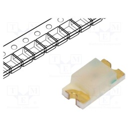 10 pcs : HSMC-C150 - LED, SMD, 1206, red, 28.5÷90mcd, 3.2x1.6x1.1mm, 170°, 1.9÷2.4V, 20mA