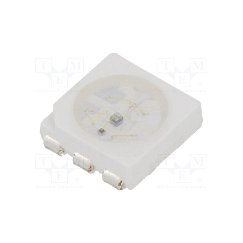 10 pcs : OSG8HSS4C1A - LED, yellow green, blinking, 100÷150mcd, 120°, 3÷5V, 20mA