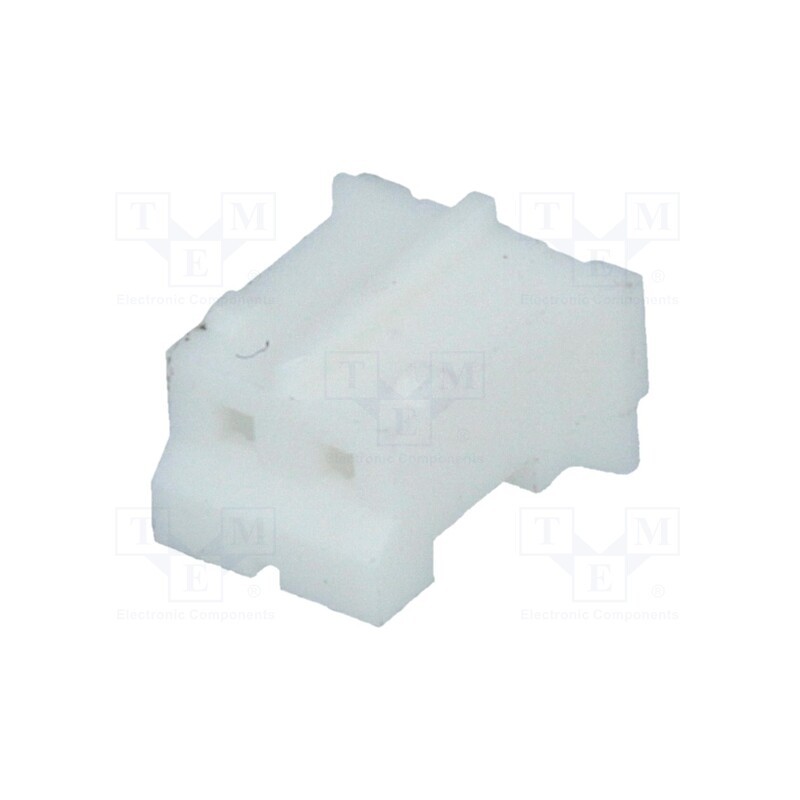 100 pcs : NXG-02 - Plug, wire-board, female, NXG, 2mm, PIN: 2, w/o contacts, for cable