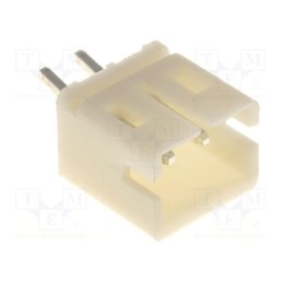 50 pcs : NXW-02 - Socket, wire-board, male, 2mm, PIN: 2, THT, 1A, tinned, -25÷85°C, 100V