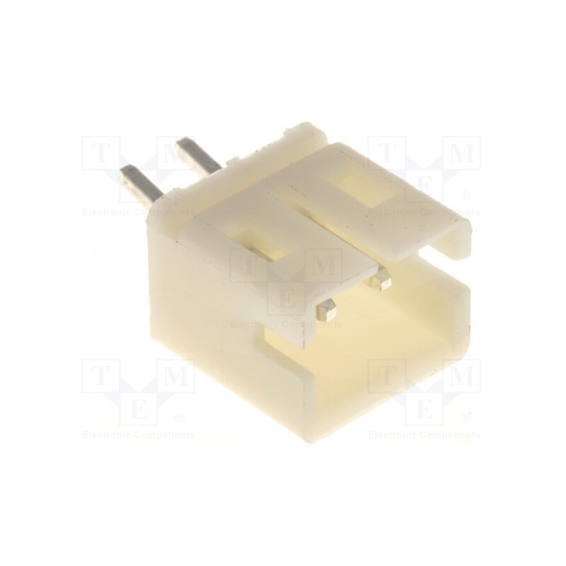 50 pcs : NXW-02 - Socket, wire-board, male, 2mm, PIN: 2, THT, 1A, tinned, -25÷85°C, 100V