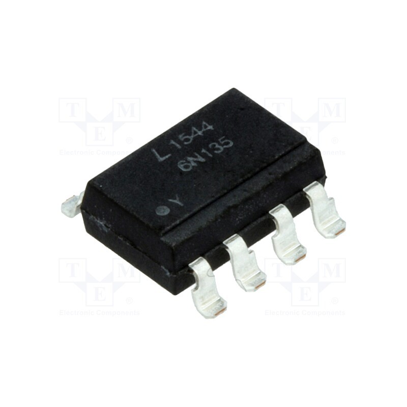 10 pcs : 6N135S-TA1-L - Optocoupler, SMD, Ch: 1, OUT: transistor, Uinsul: 5kV, Uce: 20V, reel