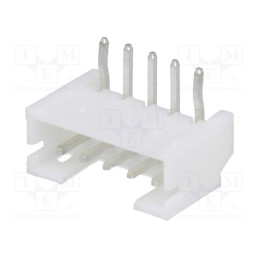 50 pcs : NXW-05K - Socket, wire-board, male, 2mm, PIN: 5, THT, 1A, tinned, -25÷85°C, 100V