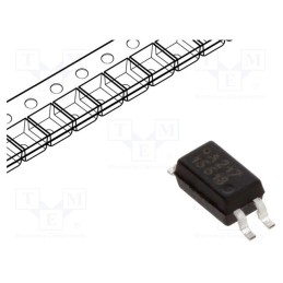 10 pcs : ACPL-217-50BE - Optocoupler, SMD, Ch: 1, OUT: transistor, Uinsul: 3.75kV, Uce: 80V