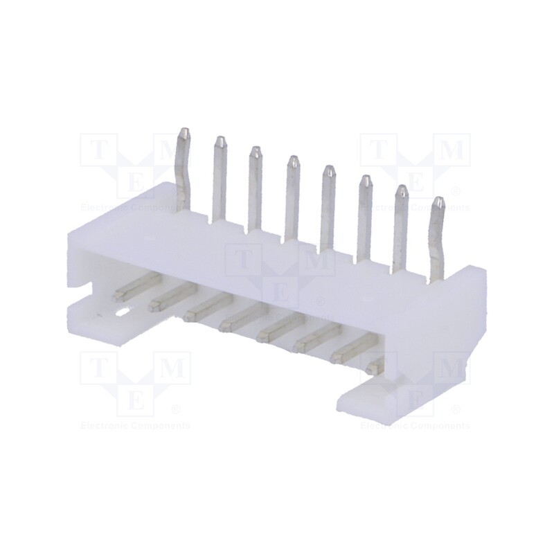 50 pcs : NXW-08K - Socket, wire-board, male, 2mm, PIN: 8, THT, 1A, tinned, -25÷85°C, 100V