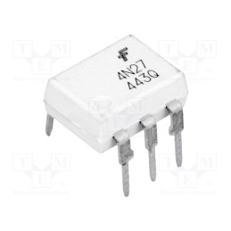 10 pcs : 4N27M - Optocoupler, THT, Ch: 1, OUT: transistor, Uinsul: 7.5kV, Uce: 30V