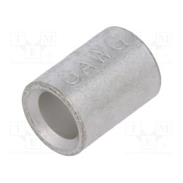 50 pcs : P 8 - Tip: butt splice, 6.64÷10.52mm2, crimped, for cable, 8AWG