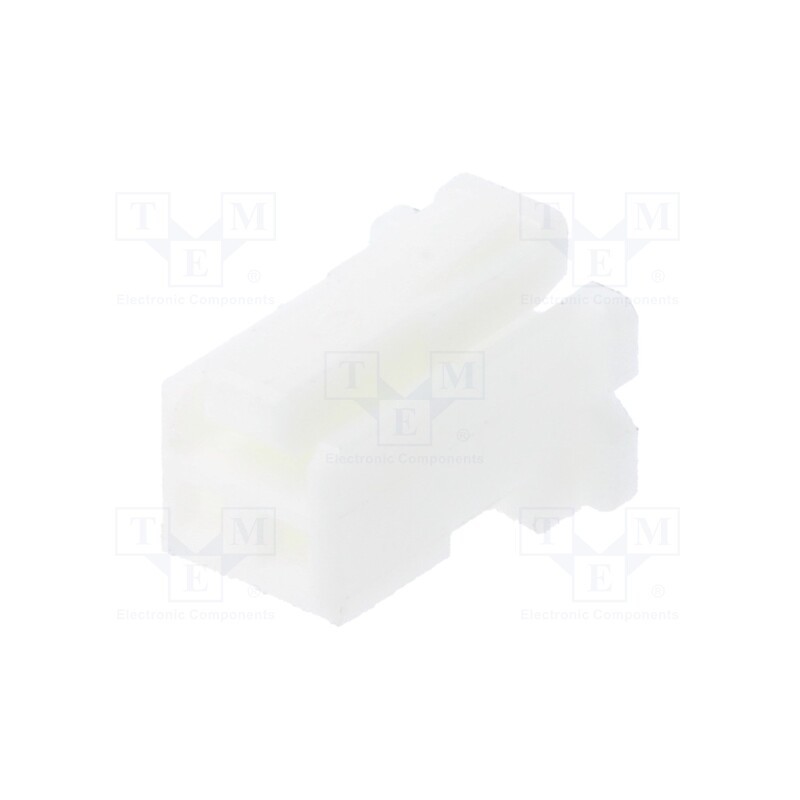 50 pcs : PAP-02V-S - Plug, wire-board, female, PA, 2mm, PIN: 2, w/o contacts, for cable