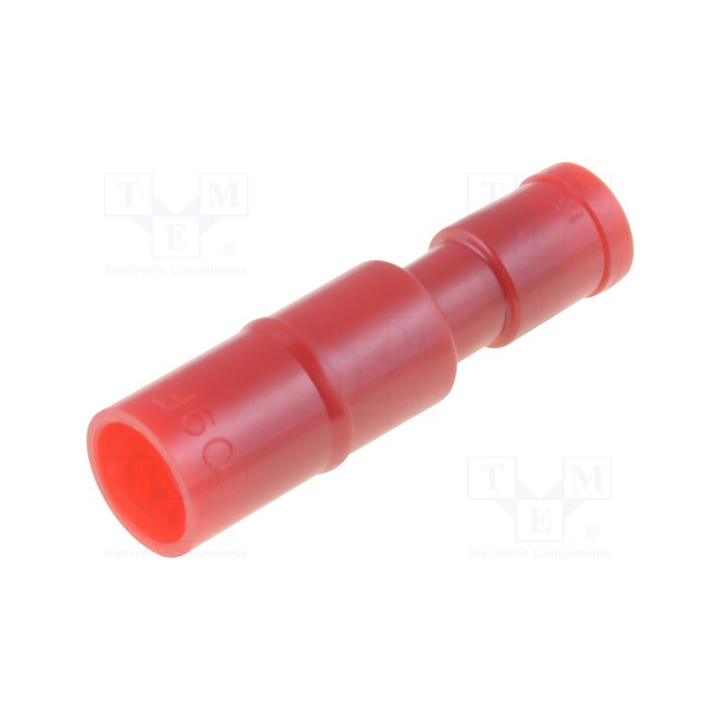 50 pcs : PC 4009-F-RCL - Terminal: round, female, Ø: 4mm, 0.75÷1.25mm2, crimped, for cable