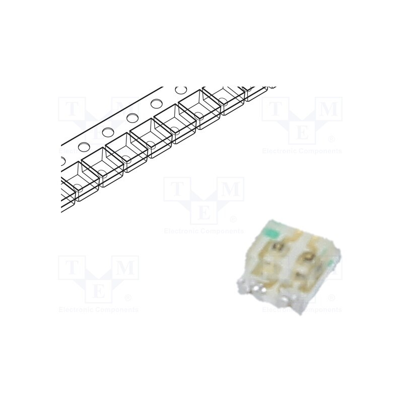 20 pcs : KPTB-1612SYKCGKC - LED, SMD, 0605, yellow/green, 1.25x1.6x0.65mm, 120°, 20mA