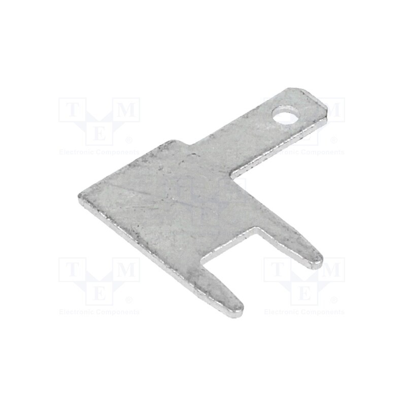 50 pcs : PCF110 - Terminal: flat, 2.8mm, 0.5mm, male, THT, brass, tinned