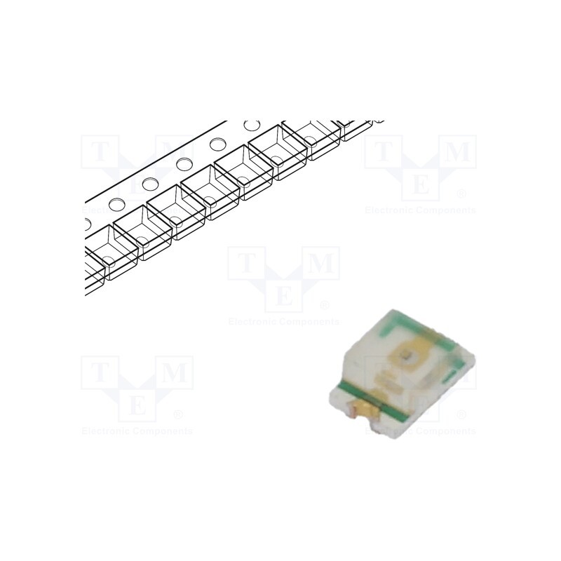 20 pcs : SML-H12M8TT86 - LED, SMD, 0805, yellow green, 10÷25mcd, 2x1.25x0.8mm, 2.2V, 20mA