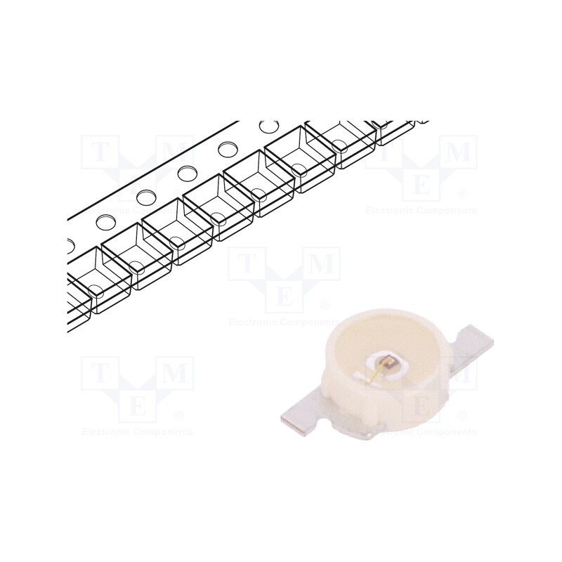 20 pcs : LO P476-R2T1-24 - LED, SMD, orange, 480÷950mlm, 140÷355mcd, Ø2.1mm, 120°, 1.85÷2.35V