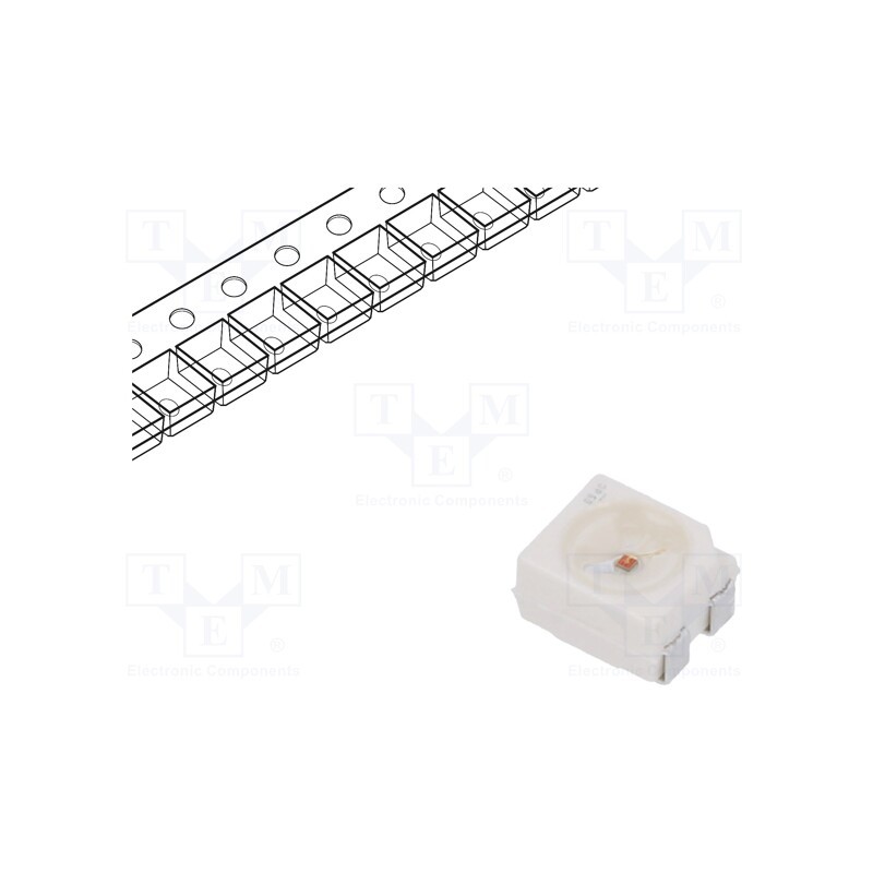 20 pcs : LY E6SF-ABCA-36-3B5A-50 - LED, SMD, PLCC4, yellow, 4.8÷9.53lm, 1400÷3500mcd, 3x3.4x2.1mm