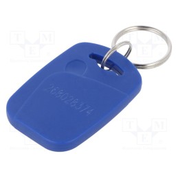 10 pcs : S3034BNR-BE - RFID pendant, ISO/IEC14443-3-A, plastic, blue, 13.56MHz
