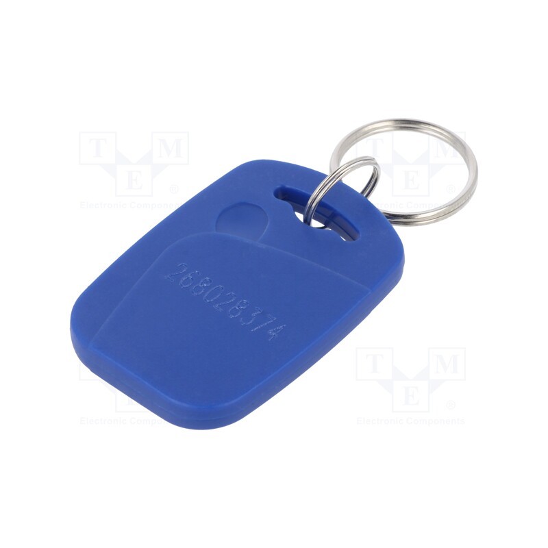 10 pcs : S3034BNR-BE - RFID pendant, ISO/IEC14443-3-A, plastic, blue, 13.56MHz