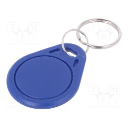 10 pcs : S103-BE - RFID pendant, plastic, blue, 125kHz, 8BROM