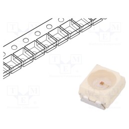 20 pcs : VLMC3100-GS18 - LED, SMD, 3528,PLCC2, green, 0.71÷1.6mcd, 3.5x2.8x1.75mm, 60°, 2mA