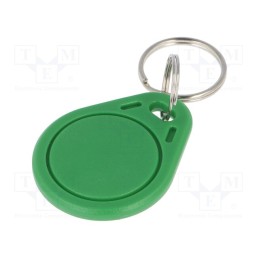 10 pcs : S303B-GN - RFID pendant, ISO/IEC14443-3-A, plastic, green, 13.56MHz