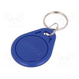 10 pcs : S103N-BE - RFID pendant, plastic, blue, 125kHz, 8BROM