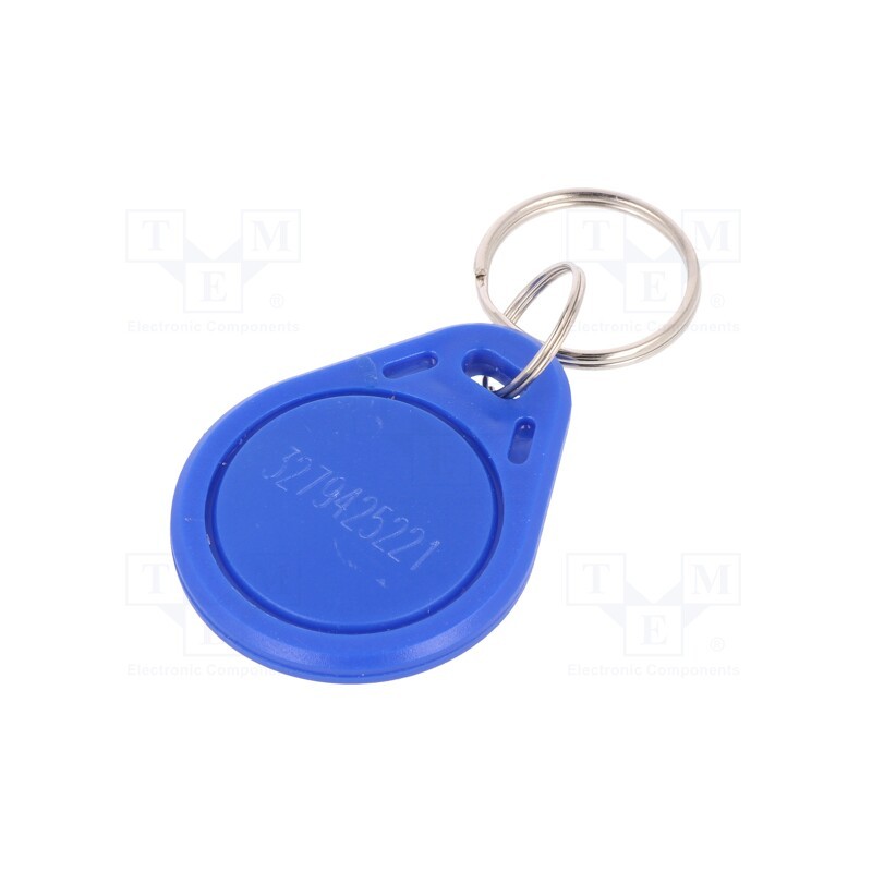10 pcs : S303BNR-BE - RFID pendant, ISO/IEC14443-3-A, plastic, blue, 13.56MHz