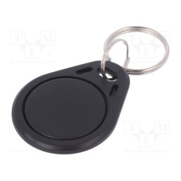 10 pcs : S103-BK - RFID pendant, plastic, black, 125kHz, 8BROM