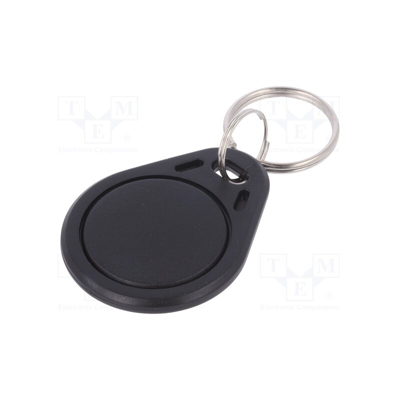 10 pcs : S103-BK - RFID pendant, plastic, black, 125kHz, 8BROM