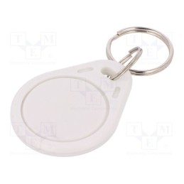 10 pcs : S103-WE - RFID pendant, plastic, white, 125kHz, 8BROM