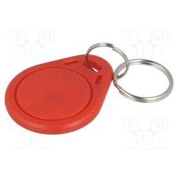 10 pcs : S303B-RD - RFID pendant, ISO/IEC14443-3-A, plastic, red, 13.56MHz