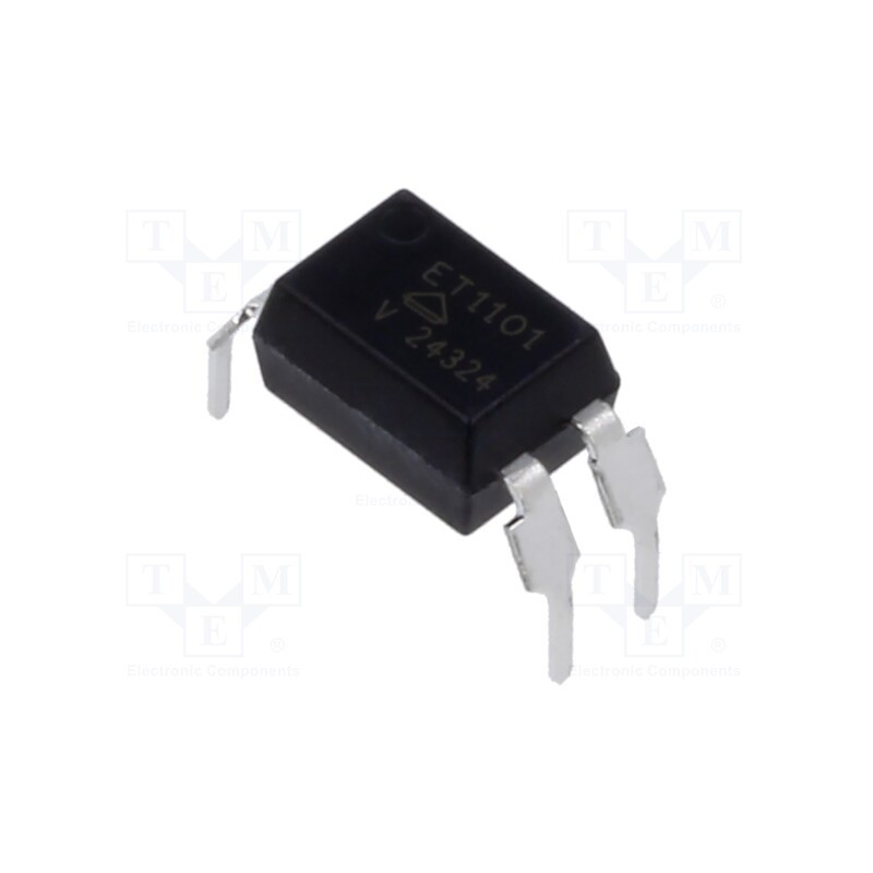 10 pcs : TCET1101G - Optocoupler, THT, Ch: 1, OUT: transistor, Uinsul: 5kV, Uce: 70V, DIP4