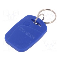 10 pcs : S1034N-BE - RFID pendant, plastic, blue, 125kHz, 8BROM