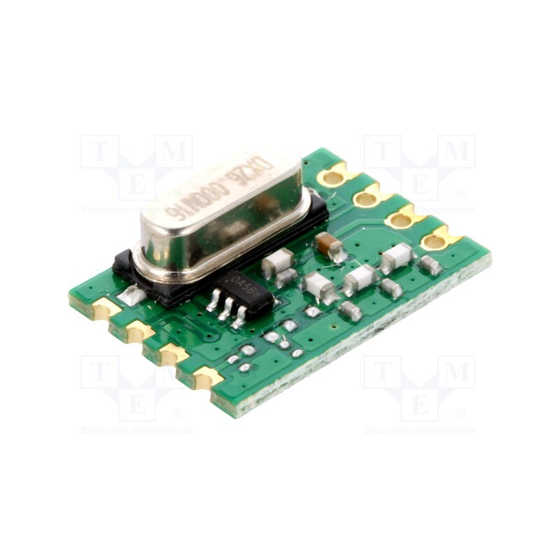 10 pcs : RFM110-433S1 - Module: RF, FM transmitter, OOK, 240÷480MHz, 1.8÷3.6VDC, 13dBm, SMD
