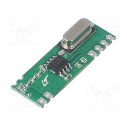 10 pcs : RFM210LCF-433S1 - Module: RF, AM receiver, ASK,OOK, 433.92MHz, -114dBm, 1.8÷3.6VDC