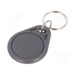 10 pcs : S203-GY - RFID pendant, ISO 11784/5,T5577, plastic, grey, 125kHz