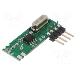 10 pcs : RFM210LCF-433D - Module: RF, AM receiver, ASK,OOK, 433.92MHz, -114dBm, 1.8÷3.6VDC