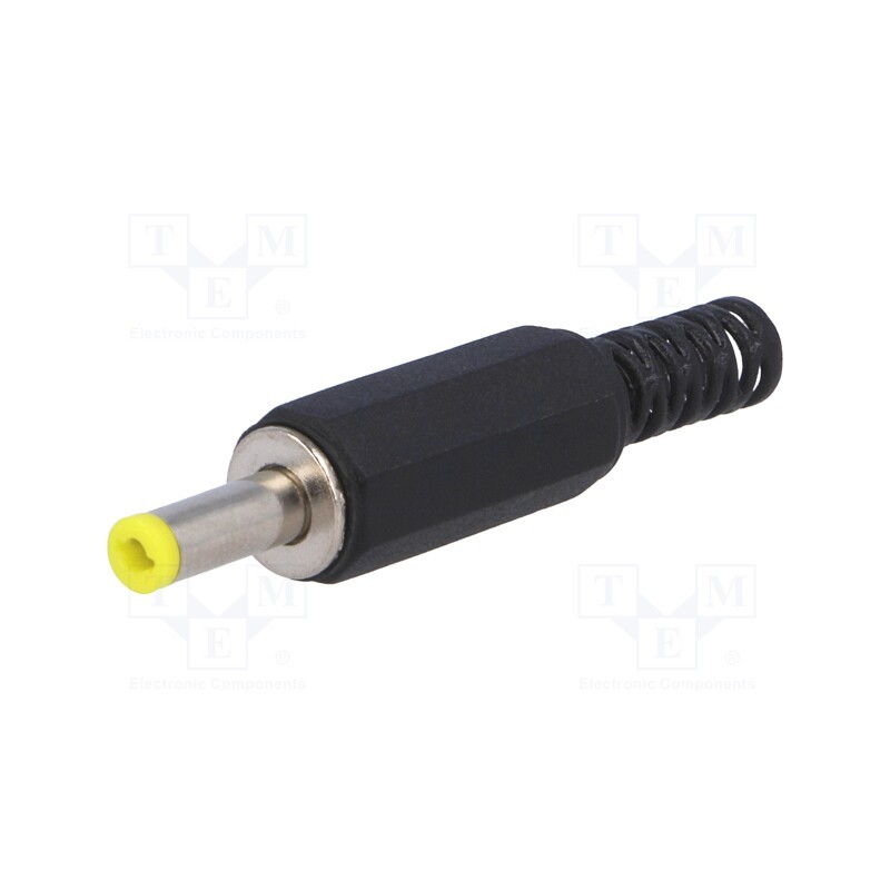 10 pcs : - Plug, DC supply, female, 4/1.7mm, 4mm, 1.7mm, for cable, 10mm