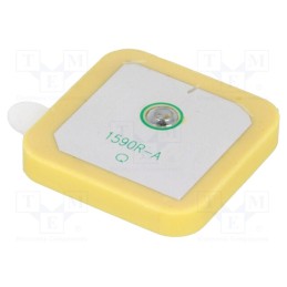 10 pcs : ANT1590-2540A - Antenna, GNSS,GPS, RHCP, 50Ω, 25x25x4mm, ceramics, -40÷105°C