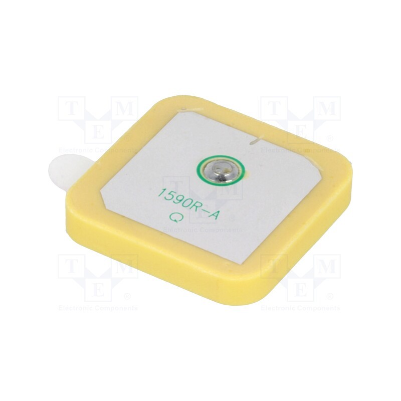 10 pcs : ANT1590-2540A - Antenna, GNSS,GPS, RHCP, 50Ω, 25x25x4mm, ceramics, -40÷105°C
