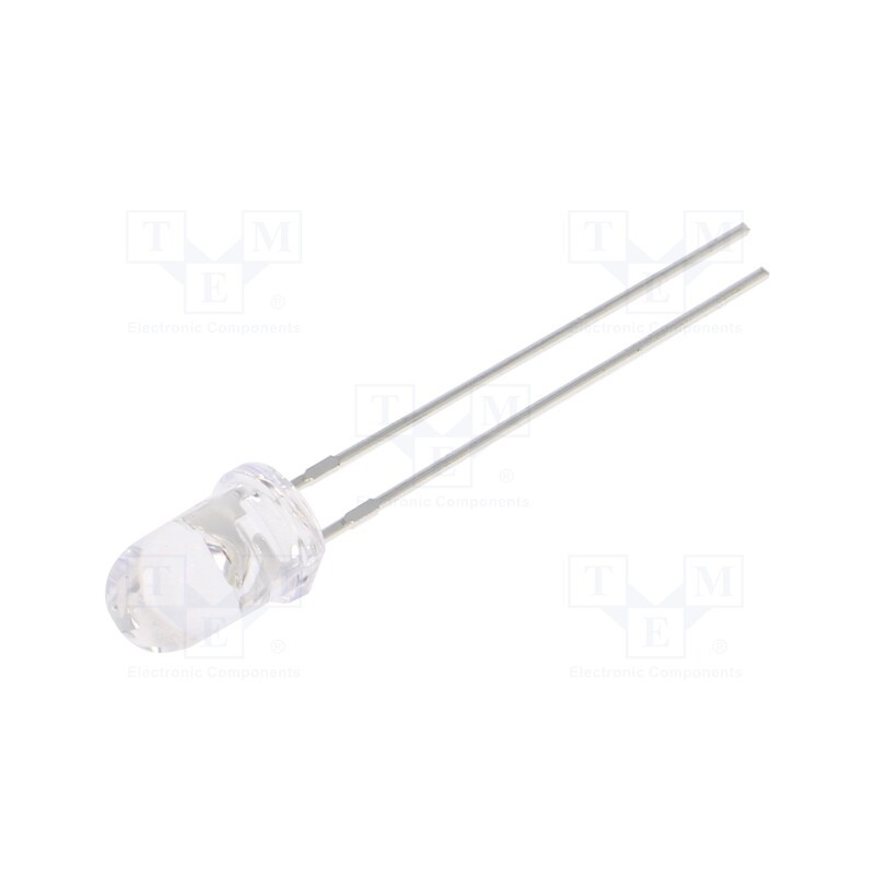 10 pcs : L-53SRC-J4 - LED, 5mm, red, 5000÷8000mcd, 20°, Front: convex, 2.1÷2.5V