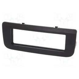 10 pcs : 281340-04-0 - Radio frame, Škoda, 1 DIN, black
