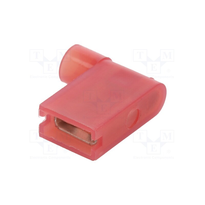 20 pcs : - Terminal: flat, 6.3mm, 0.8mm, female, 0.75÷1.5mm2, crimped, red