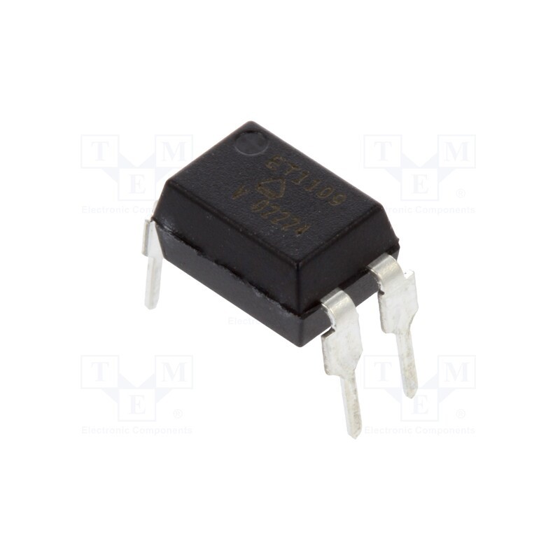 10 pcs : TCET1109 - Optocoupler, THT, Ch: 1, OUT: transistor, Uinsul: 5kV, Uce: 70V, DIP4