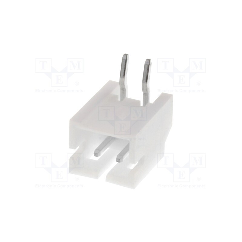50 pcs : S2B-PH-K-S (LF)(SN) - Socket, wire-board, male, PH, 2mm, PIN: 2, THT, 100V, 2A, -25÷85°C