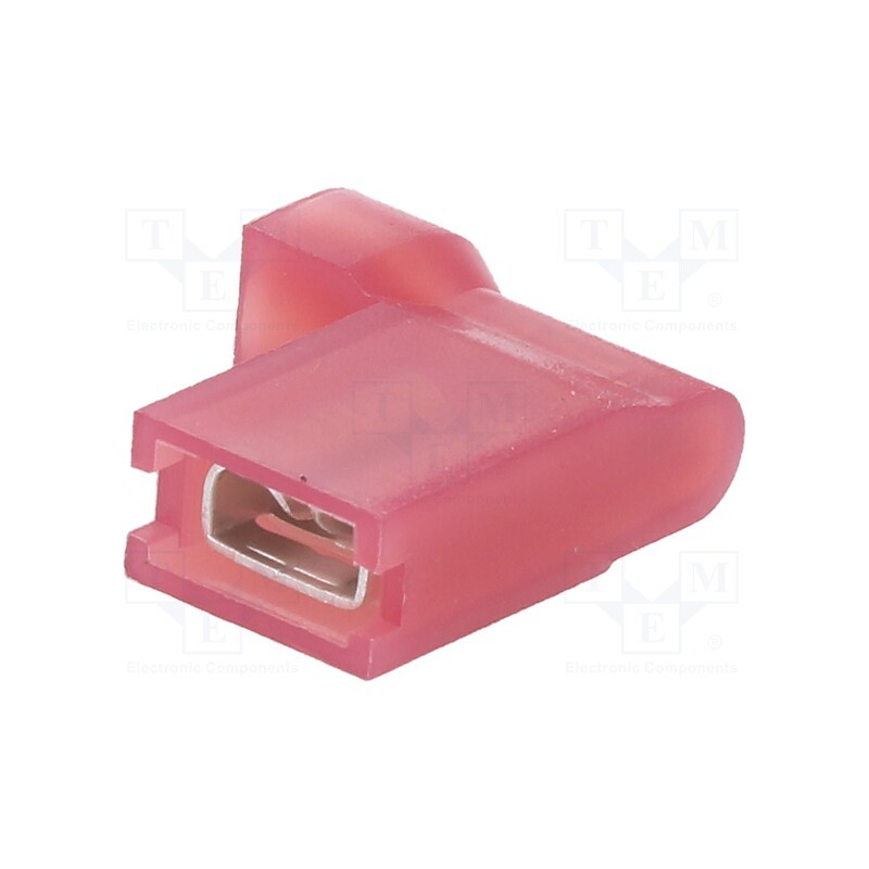 20 pcs : - Terminal: flat, 4.8mm, 0.8mm, female, 0.75÷1.5mm2, crimped, red