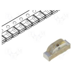10 pcs : KPA-2106MGC - LED, SMD, 0802, green, 36÷80mcd, 2.1x1x0.6mm, 120°, 2.1÷2.5V, 20mA