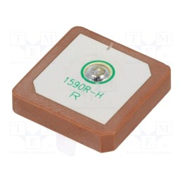 10 pcs : ANT1590-1840H - Antenna, GPS, RHCP, 50Ω, 18x18x4mm, ceramics, -40÷105°C