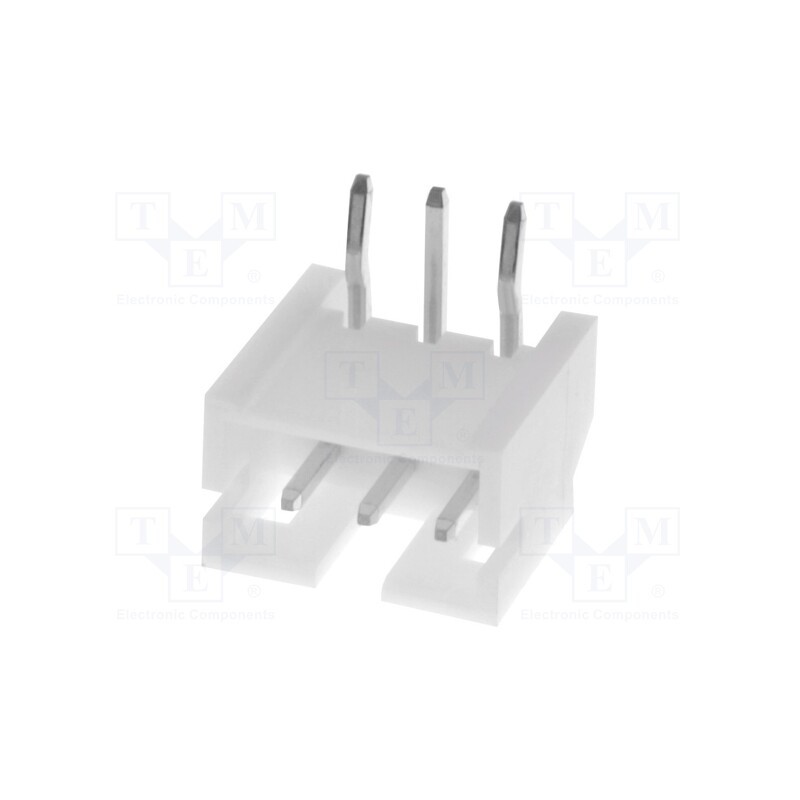 50 pcs : S3B-PH-K-S (LF)(SN) - Socket, wire-board, male, PH, 2mm, PIN: 3, THT, 100V, 2A, -25÷85°C