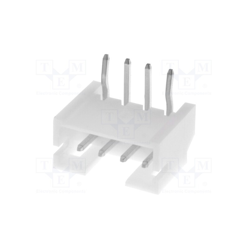 50 pcs : S4B-PH-K-S (LF)(SN) - Socket, wire-board, male, PH, 2mm, PIN: 4, THT, 100V, 2A, -25÷85°C